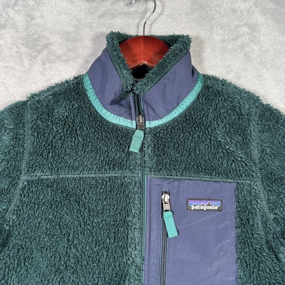 Patagonia Retro X Jacket Womens XS Dark Green Fleece Full Zip Classic - Picture 2 of 10